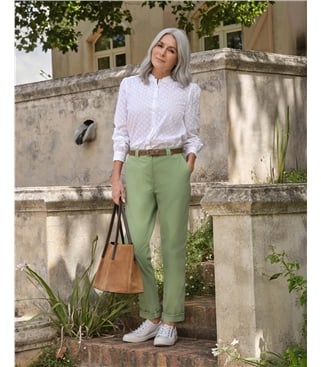 Organic Cotton Relaxed Trouser