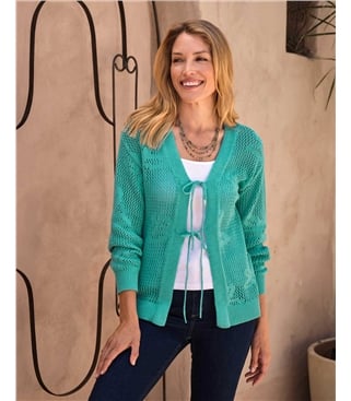 Tie Front Cardigan