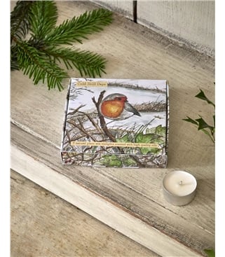 Scented Tealights In Illustrated Box