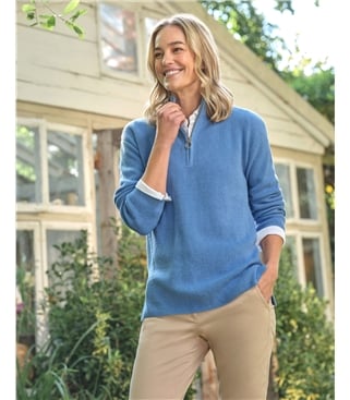 Half Zip Longline Jumper