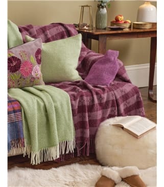 Traditional Pure Wool Throw