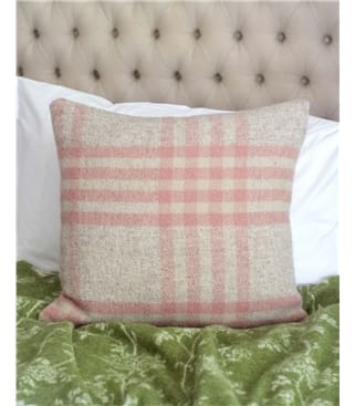 Housse de coussin à carreaux - Maison - Pure Laine
