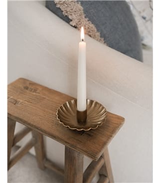 Scalloped Candle Holder