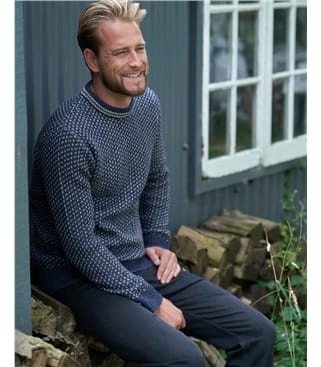 Pure Wool Double Stitch Jumper
