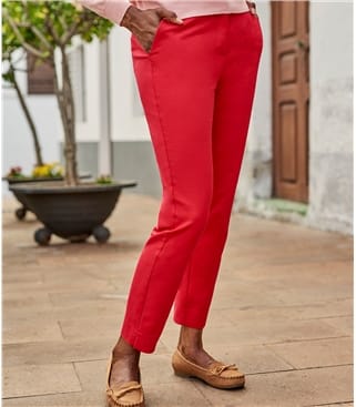 Classic Stretch Straight Leg Pant 10 Cherry Classic Stretch Straight Leg Pant 10 Cherry