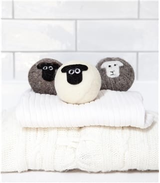 Little Beau Sheep Pack of 3 Wool Dryer Balls