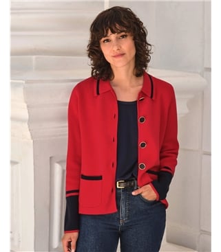 Colour Block Wool Milano Jacket