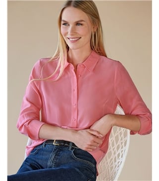 Pure Washed Silk Shirt