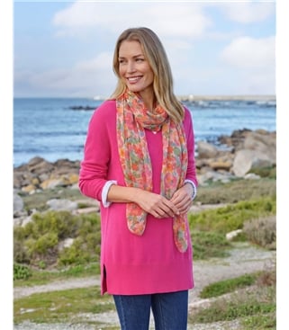 Foulard imprimé en modal léger