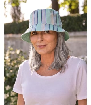Cotton Reversible Bucket Hat
