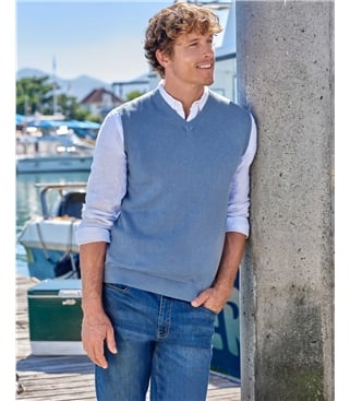 Pullunder mit V-Ausschnitt