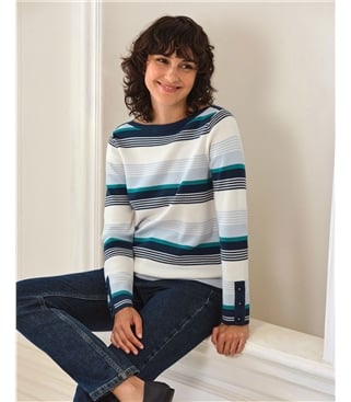 Cotton Wool Stripe Sweater