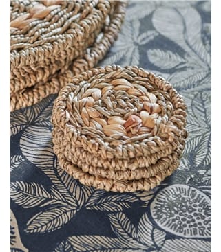 Woven Coaster Set Of 4 Natural