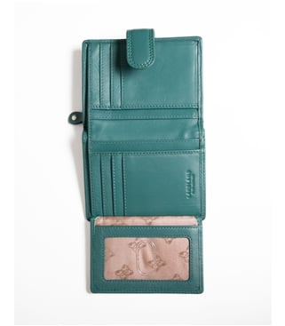 Small Leather Tab Purse