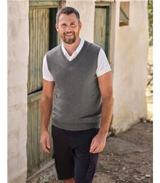 Organic Cotton Cashmere Vest