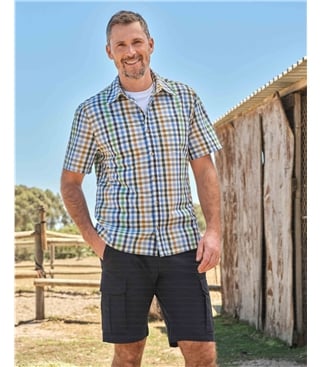 Short Sleeve Cotton Shirt