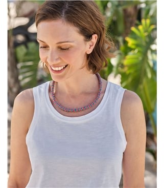 Seedbead Roll Necklace
