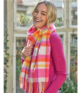 Happy Check Scarf