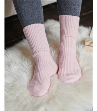 Womens Cashmere Merino Bed Socks