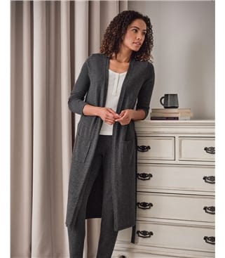 Robe de chambre luxueuse - Femme - Cachemire & Mérinos