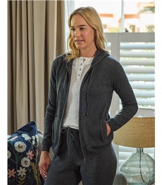 Cashmere And Merino Luxe Lounge Hoodie