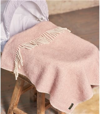 Pure New Wool Pram Blanket