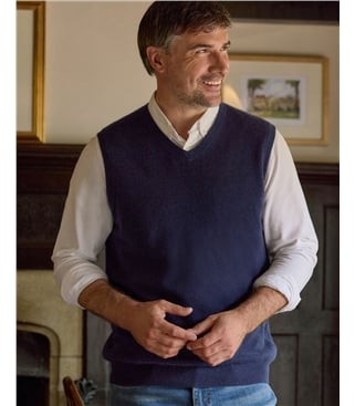 Pull sans manches - Homme - Pur Cachemire