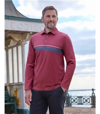 Classic Long Sleeve Polo Shirt