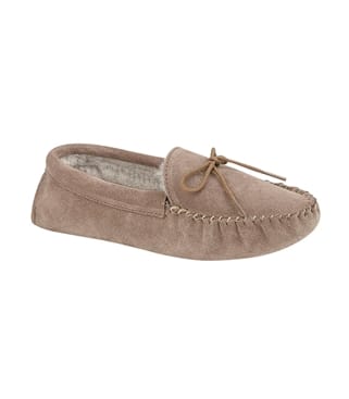 Womens Sheepskin Moccasin Slippers