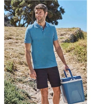 Cotton Interest Pique Polo Shirt