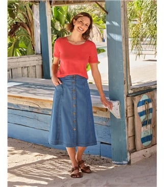 Chambray Skirt