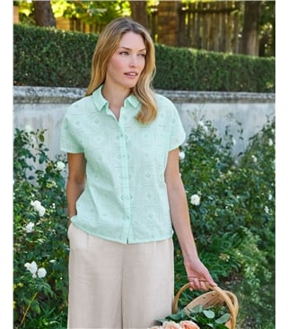 Patchwork Broderie Blouse