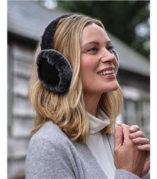 Ohrenschützer aus Schaffell für Damen