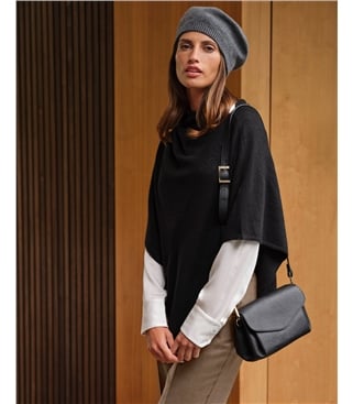 Organic Cashmere Gassato Poncho