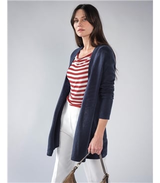 Gassato Lightweight Cashmere Swing Cardigan