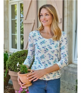 Super Soft Double Front Scoop Neck Top