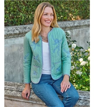 Embroidered Padded Jacket