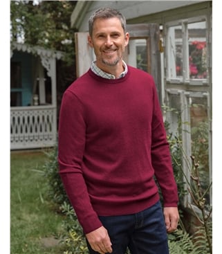 Cashmere Merino Crew Neck Jumper
