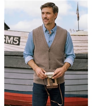 Mens Lambswool Waistcoat