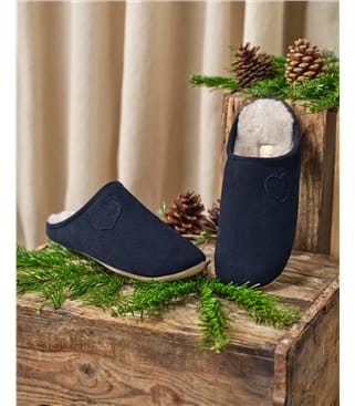 Draper Heart Womens Sheepskin Mule Slippers