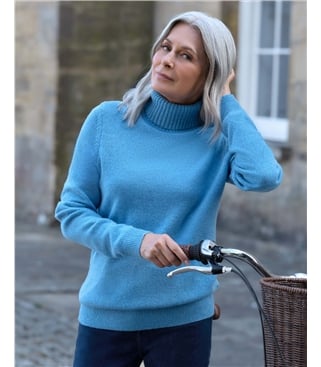 Womens Lambswool Polo