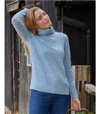 Womens Lambswool Polo