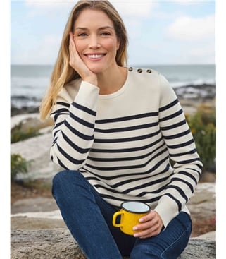 Breton Button Sweater