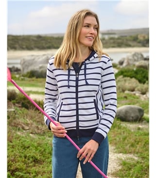 Organic Cotton Zip Through Hoodie