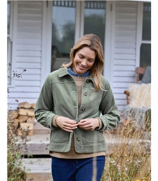 Leichte Cordjacke