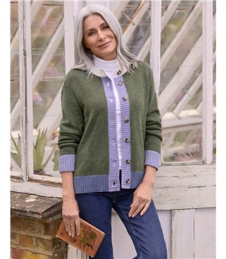 Colour Block Cardigan