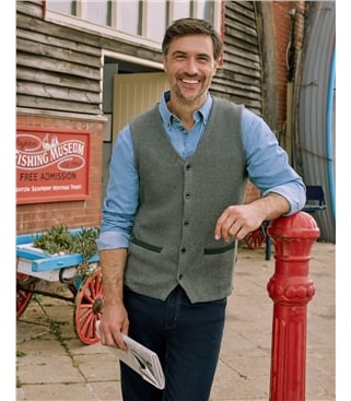 Organic Cotton Cashmere Waistcoat