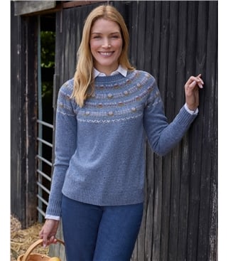 Floral Yoke Fairisle
