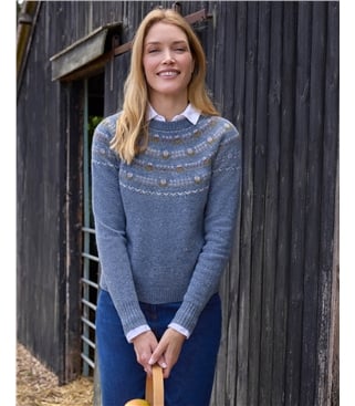 Floral Yoke Fairisle