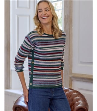 Stripe Button Jumper